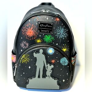 Disney Loungefly Walt & Mickey Light-Up Mini Backpack- 100 Years of Wonder